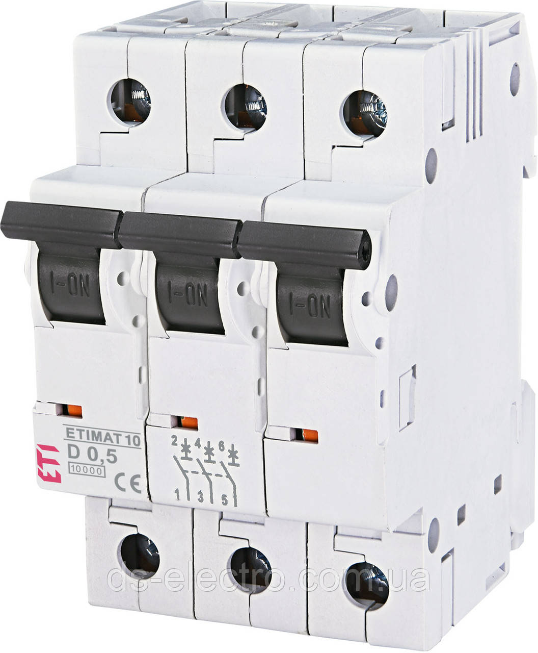 Автоматичний вимикач ETIMAT 10 3p D (10 kA)