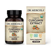 Натуральная добавка Dr. Mercola Organic Curcumin Extract, 30 таблеток