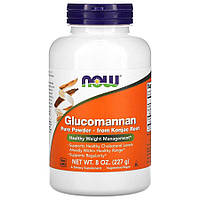 Натуральная добавка NOW Glucomannan, 227 грамм