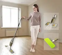 Универсальная швабра c распылителем Healthy Spray Mop с микрофиброй, бежевая