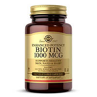 Витамины и минералы Solgar Biotin 1000 mcg, 100 вегакапсул