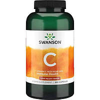 Витамины и минералы Swanson Vitamin C with Rose Hips 1000 mg, 250 капсул