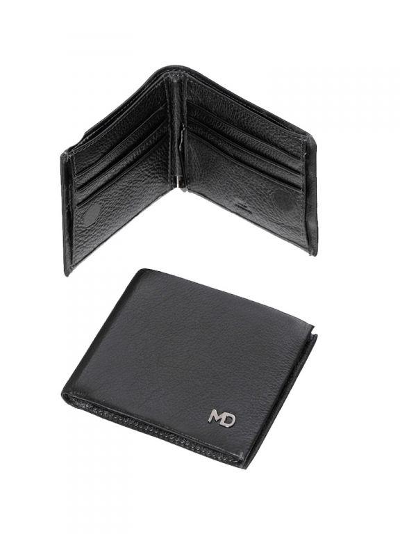 Чоловіче шкіряне портмоне MD555-11 Black.Купити чоловічі гаманці оптом и в розницу в Украине.