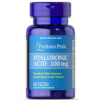 Препарат для суглобів і зв'язок Puritan's Pride Hyaluronic Acid 100 mg, 60 капсул CN2366 vh