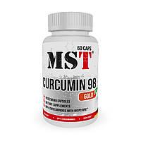 Натуральная добавка MST Curcumin 98 Gold, 60 вегакапсул