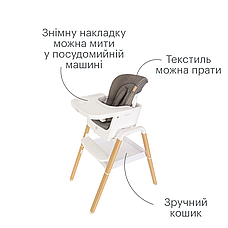 Стільчик для годування 7 в 1 Tutti Bambini Nova, фото 6