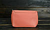 Жіноча шкіряна сумка Олівія, натуральна шкіра Флотар, колір Корал, фото 6