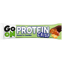 Батончик GoOn Protein Crisp Bar, 50 грамм Карамель-арахис