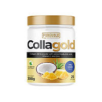 Препарат для суставов и связок Pure Gold Protein CollaGold, 300 грамм Пина колада