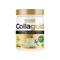 Препарат для суставов и связок Pure Gold Protein CollaGold, 300 грамм Мохито Бузина