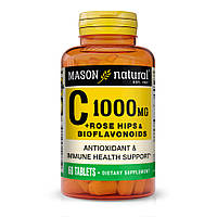 Вітаміни та мінерали Mason Natural Vitamin C Plus Rose Hips and Bioflavonoids Complex 1000 mg, 60 таблеток CN10975 vh