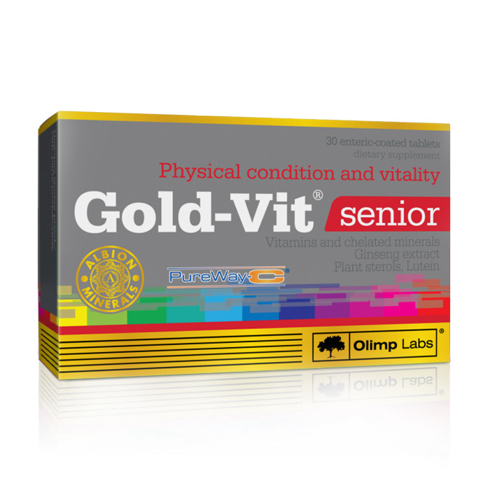 Вітаміни та мінерали Olimp Gold Vit for Senior, 30 капсул CN7503 vh
