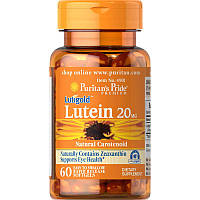 Натуральна добавка Puritan's Pride Lutein 20 mg with Zeaxanthin, 60 капсул CN6617 vh