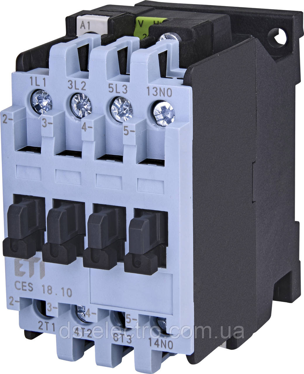 Контактор силовий CES, контакти 3Н.Про.(основні)+1Н.Про.(додатковий), ETI, 24 AC, 7.5 kW