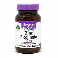 Вітаміни та мінерали Bluebonnet Nutrition Zinc Picolinate 50 mg, 100 вегакапсул CN4003 vh
