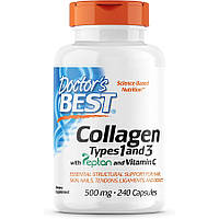 Препарат для суставов и связок Doctor's Best Collagen Types 1&3 500 mg, 240 капсул