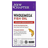 Жирні кислоти New Chapter Wholemega Fish Oil, 180 капсул, фото 3