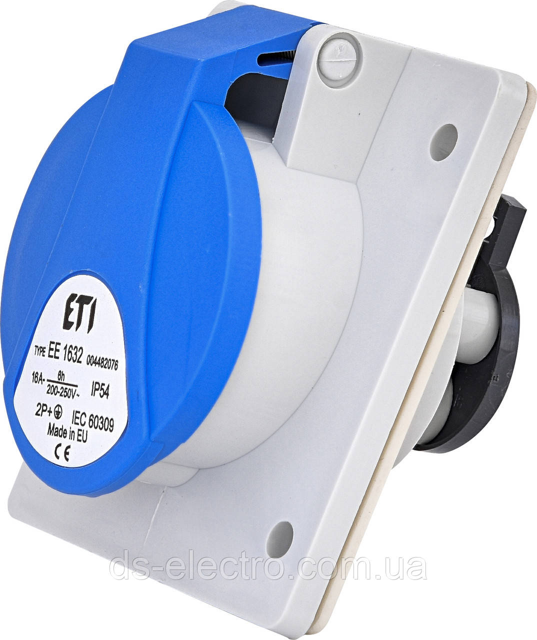 Розетка вбудована, EE, IP54, 16 А 2P+PE