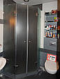 Душові кабіни трапеція зі скла під замовлення (притул до двері 135º), фото 4