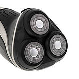 Бритва акумуляторна Camry CR 2927 (до 90 хв роботи, гоління сухе і вологе, 3 головки), фото 3