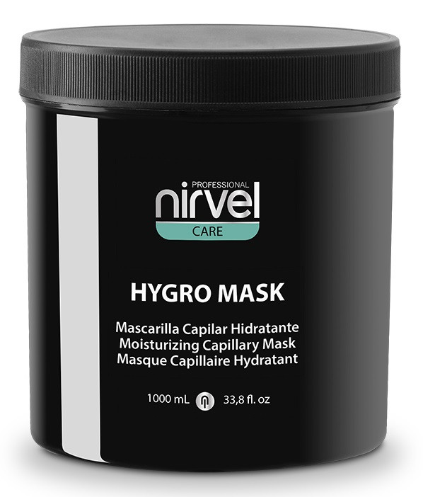 Капілярна зволожуюча маска для сухих і пошкоджених волосся Nirvel Hygro Mask1000мл