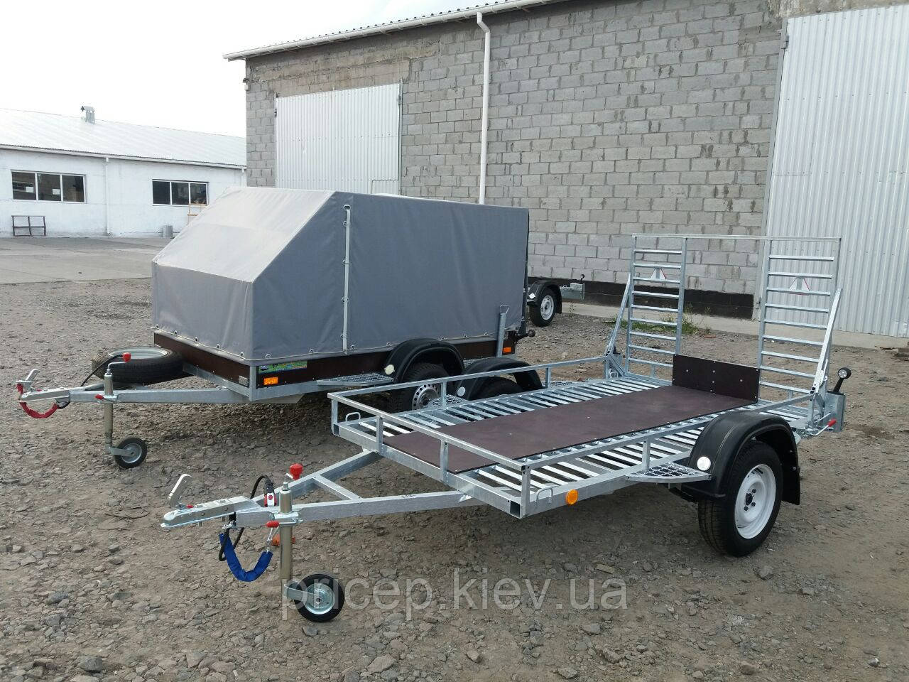 Причіп під квадроцикл. Причіп під мотоцикл. 2,5м х 1,4м, фото 1
