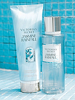 Подарунковий набір спрей та лосьйон для тіла Вікторія Сікрет Victoria's Secret Jasmine Rainfall Mist