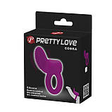 Ерекційне кільце - Pretty Love Cobra Penis Ring Purple, фото 5