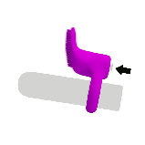 Ерекційне кільце - Pretty Love Cobra Penis Ring Purple, фото 3