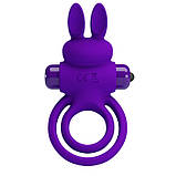 Ерекційне кільце - Pretty Love Vibrant Penis Ring III Purple, фото 5