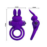 Ерекційне кільце - Pretty Love Vibrant Penis Ring III Purple, фото 2