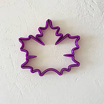 3D-формочки-вирубки для пряників "Кленовий лист 6"