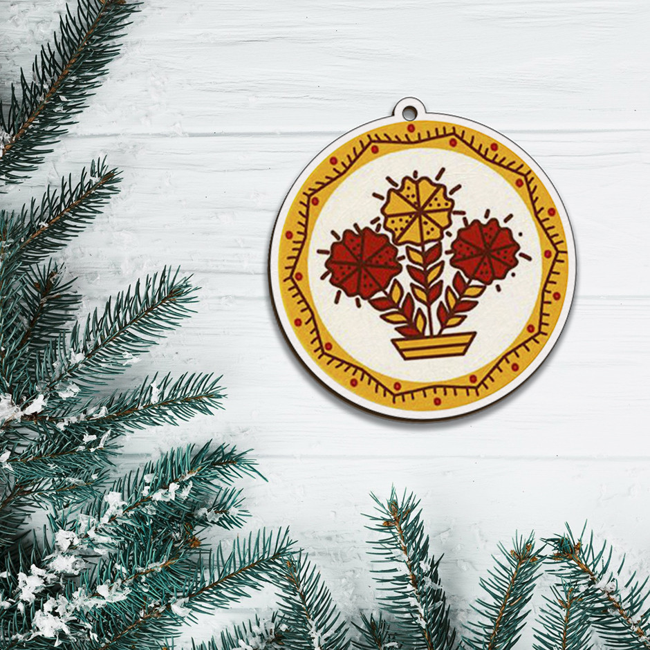 Ялинкові іграшки з друком