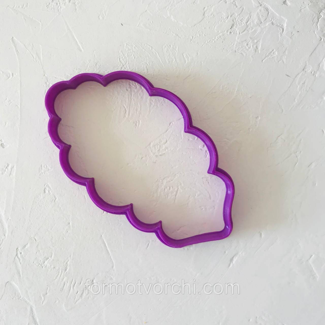 3D-формочки-вирубки для пряників "Дубовий лист 7"