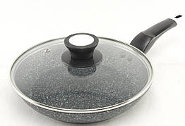 Сковорода з гранітним антипригарним покриттям 24 см | Сковорідки | Кухонні сковорідки | Пательня антипригарна