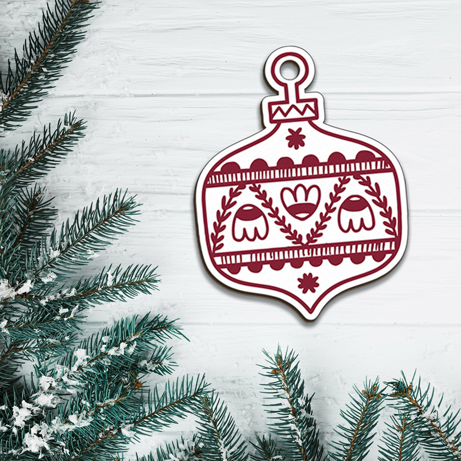 Ялинкові іграшки з друком