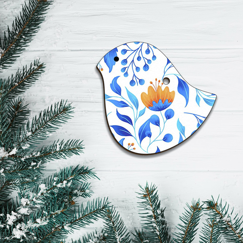 Ялинкові іграшки з друком, фото 1