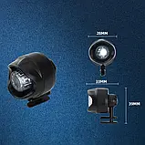 1 шт. Фари для взуття, що перезаряджаються Croc 3 Вида вогнів Ліхтар Малі режими освітлення, білий, фото 2