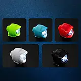 1 шт. Фари для взуття, що перезаряджаються Croc 3 Вида вогнів Ліхтар Малі режими освітлення, білий, фото 4