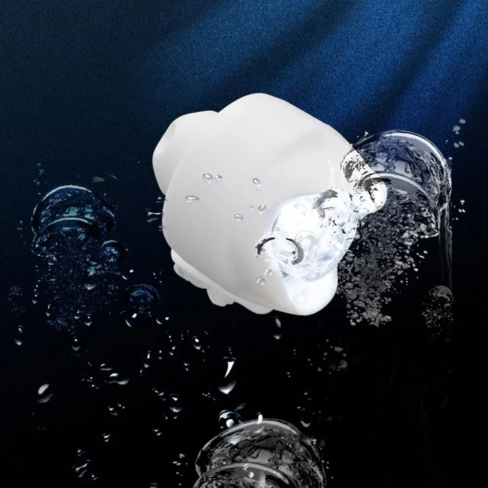 1 шт. Фари для взуття, що перезаряджаються Croc 3 Вида вогнів Ліхтар Малі режими освітлення, білий, фото 1