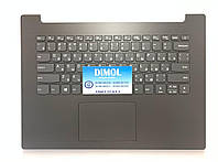 Оригинальная клавиатура для ноутбука Lenovo IdeaPad 320-14IKB, 320-14ISK series, rus, gray, серая панель