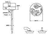 Cotherm TSE 16A з ручкою - стержневий терморегулятор, 270мм (мод. 00256 / RT 0050 LF) для бойлерів Atlantic, фото 2