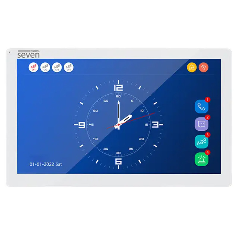 Відеодомофон з Wi-Fi SEVEN DP-7517 FHDW - IPS white, фото 1