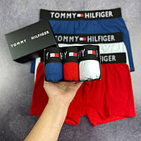 Набір трусів Tommy Hilfiger чоловічі боксери томмі хілфігер 3 шт бавовна