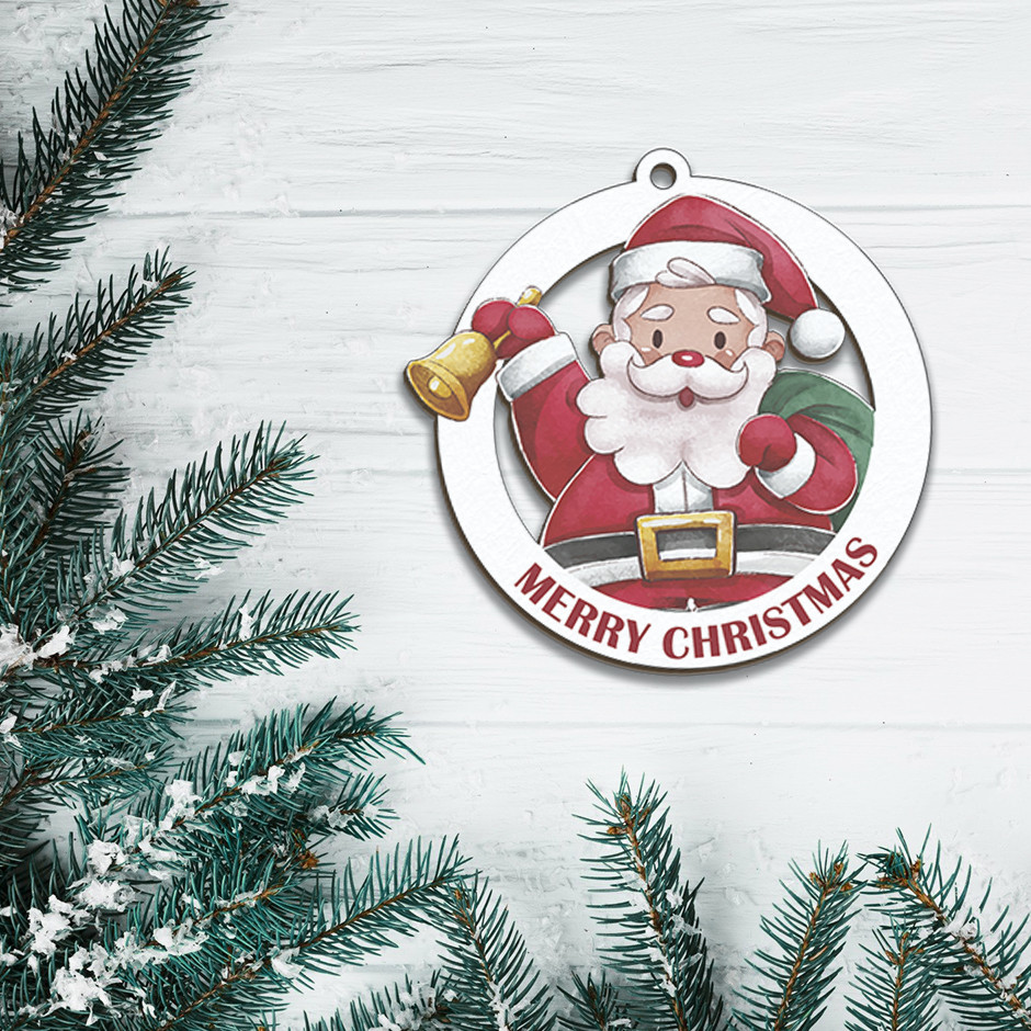 Ялинкові іграшки з друком, фото 1