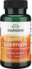 Вітамін C Vitamin C Lozenges with Echinacea and Slippery Elm 60 Lozenges