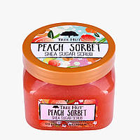 Сахарный скраб для тела Peach Sorbet Sugar Scrub TREE HUT 510 гр