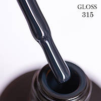 Гель-лак для нігтів GLOSS 315 (темно-лазурний), 11 мл