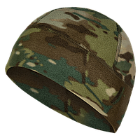 Camotec шапка BEANIE FLEECE 260 MULTICAM, подшлемник мультикам, военная шапка, флисовая шапка теплая, мужская