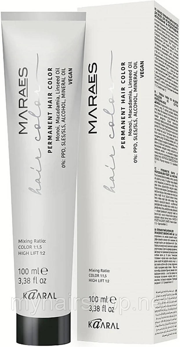 Перманентна фарба для волосся Kaaral Maraes Vegan Permanent Hair Color, 100ml